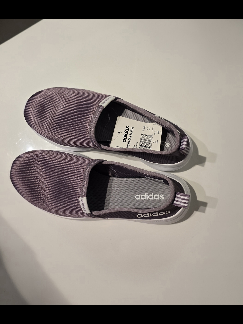 Adidas Lite Racer Slip-On | Women's Size 7 US | Mauve/Purple